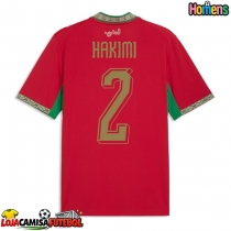 Camisa de Futebol Marrocos Achraf Hakimi #2 Equipamento Principal Mundo 2026 Manga Curta